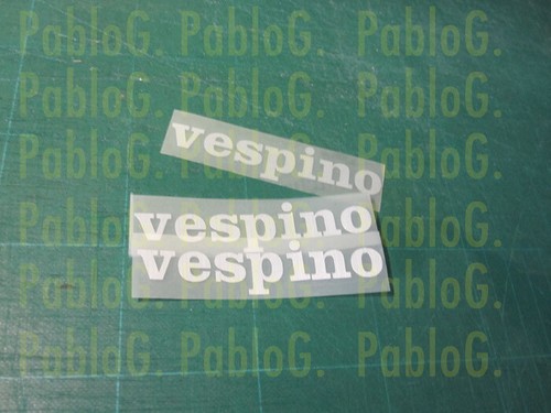 Vespino lettere cromate - , x2