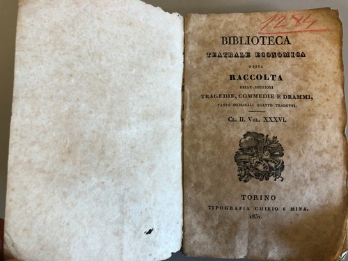 Rarissimo antico libro - rarissimo,