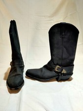 STIVALI WESTERN SCAMOSCIATI QUASI NUOVI