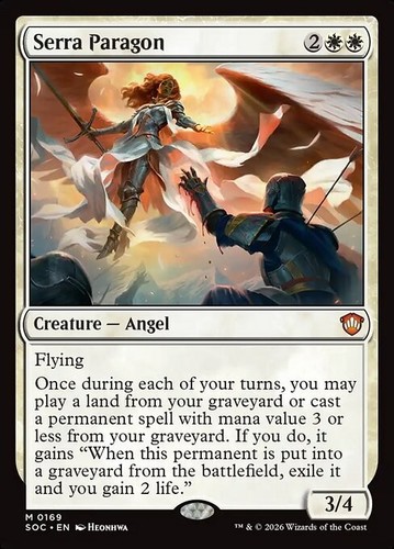 Mtg serra paragon - serra,