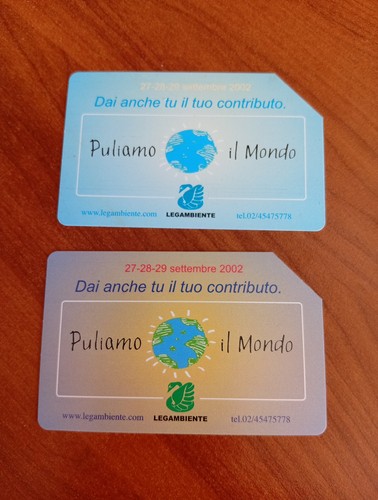 Scheda telefonica legambiente - scheda,