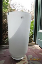 VINTAGE RARO anni 80 vaso vetro opalino Alicja altezza 30 cm no venini.