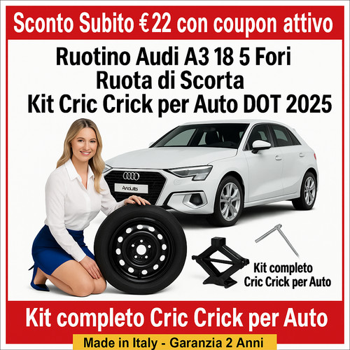 Kit ruotino audi 18 - 💥,
