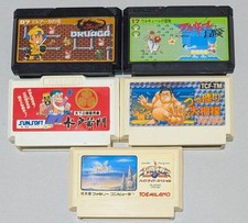 Lotto giochi Nintendo Famicom testati Japan Retro FC set cartucce vendita economica funzionanti