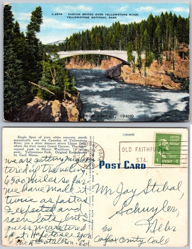 Cartolina canyon bridge parco - canyon,