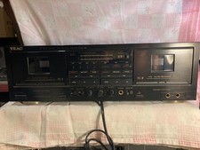 doppia piastra teac usata funzinante nera