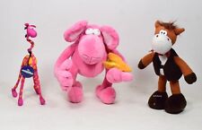 Peluche 2 Mordillo 1 cavallo cow boy Happy people Heye crazy zoo toy doll-001I