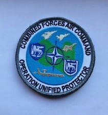 PATCH COMBINED FORCES AIR COMMAND - OPERATION UNIFIED PROTECTOR