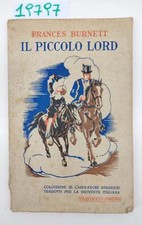 Frances Burnett Il piccolo Lord Marzocco 5 edizione 1944