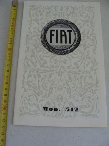Brochure fiat 512 torpedo - fiat,