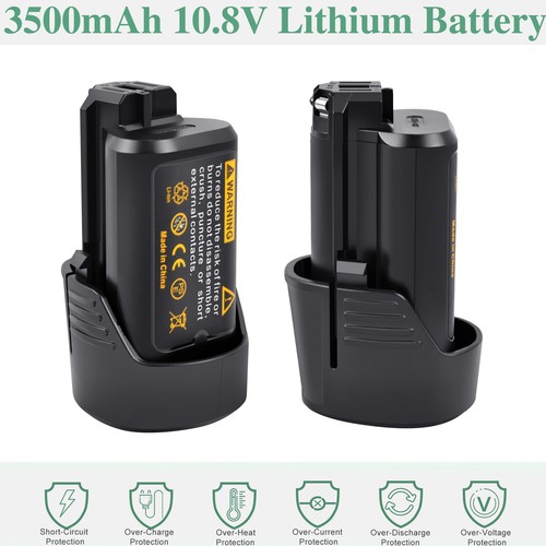 3500mah 12v batteria - 2x, 10.8v/12v