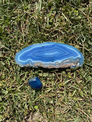 Set pezzi agata blu - set,