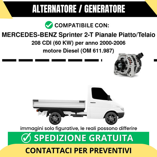 Alternatore mercedes benz - alternatore, mercedes-benz