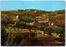 Cartolina - Gerusalemme - Area Tempio e Mt. Scopus