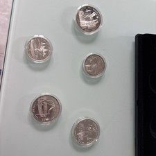 Monete Argento XXII 1980 Olimpiadi Di Mosca 1978/1979/1980PROFF SET