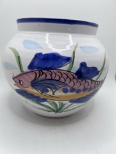 Ciotola design pesce dipinta a
