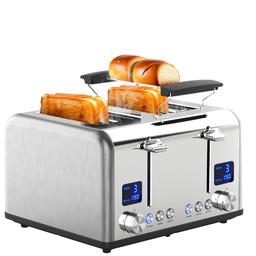 Tostapane xxl acciaio - inox, 4