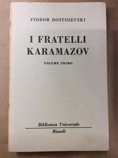 Libro - DOSTOIEVSKI Fiodor - I FRATELLI KARAMAZOV. VOLUME PRIMO.