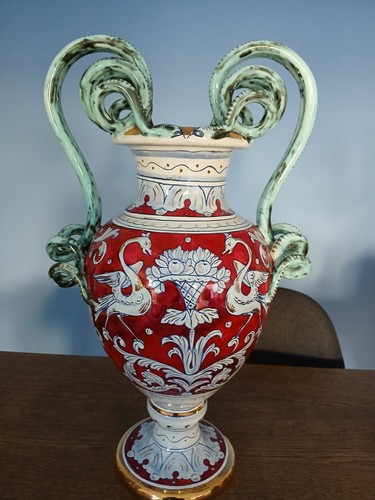 Vaso ceramica deruta - vaso, di