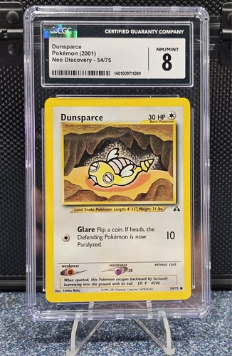 2001 pokémon dunsparce - dunsparce, #54/75