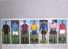 FOGLIO FIGURINE CALCIATORI-