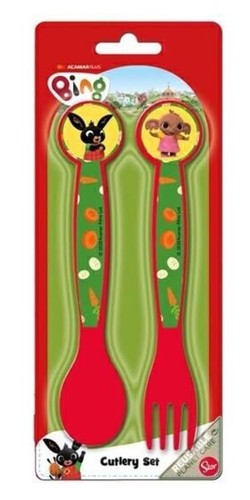 Set posate bambini plastica - bambini, in