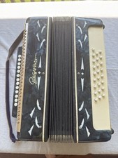 Vintage Bayan Harmonica Vesna piccolo pulsante fisarmonica Garmon Concertina URSS
