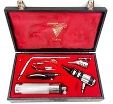 Set diagnostico per otoscopio e oftalmoscopio Riester vintage | Made in Germany
