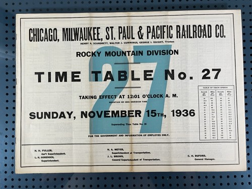 Raro 1936 milwaukee road - raro,