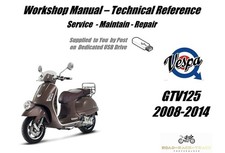 Vespa GTV 125 GTV125 Manuale