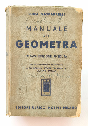 Manuale del geometra hoepli - del,