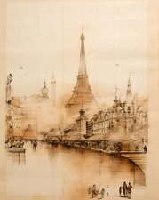 Arte da parete Torre Eiffel di