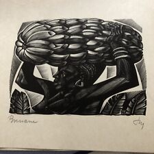 xilografia firmata Due