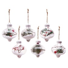 6 pezzi di palle di Natale