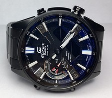 Orologio multifunzione Casio Edifice ECB-S100 nero vetro zaffiro solare Bluetooth ottimo