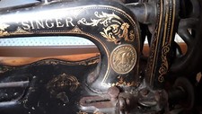 Singer Macchina da cucire antica . Funzionante da revisionare