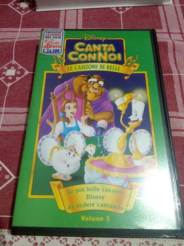 Vhs walt disney canta con - disney,