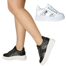 Scarpe Donna Sneakers Borchie