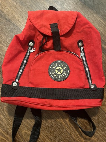 Zaino rosso vintage - kipling,
