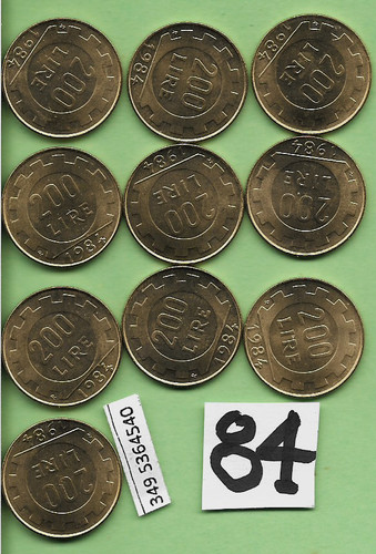 Lotto monete 200 lire - #lotto,