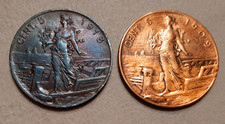 5 CENTESIMI 1909 E 1918  - VITTORIO EMANUELE III - REGNO D'ITALIA