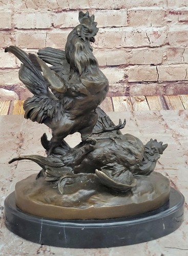 Scultura bronzo galli - scultura,