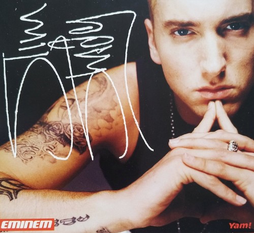 Eminem biglietto autografo - eminem,