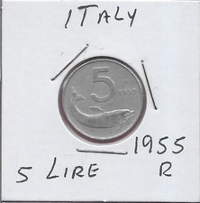 Italia lire 1955r - italia,