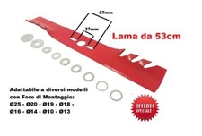 Lama 21 Pollice Universale per Rasaerba Tosaerba con lunghezza da 53cm
