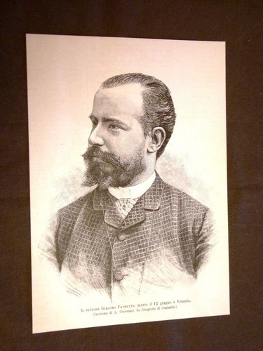 Pittore giacomo favretto - giacomo,