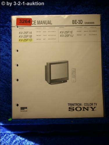 Sony manuale servizio - sony, kv