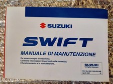 Libretto Uso E Manutenzione Suzuki Swift 2007 Italiano Manuale+Custodia 