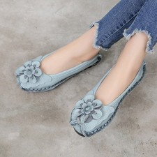 Scarpe retrò comode in pelle