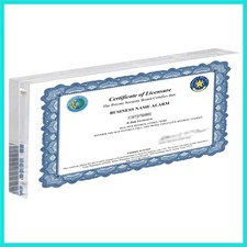 Cornice per licenza aziendale